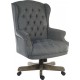 Corringham Traditional Grey Fabric Chair